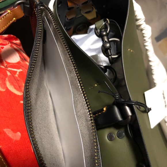 Coach Olive Green Rogue Tote... Please note that hang tag will not be included - Picture 10 of 12